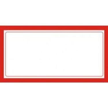 Imagem de Etiqueta Preço Sem Digito em PVC - 70 mm x 37 mm