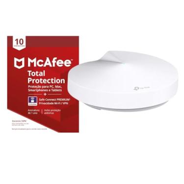 Imagem de Roteador Mesh TP Deco M5 AC1300 Branco – Wi-Fi Dual Band Giga LAN | Cobertura Total + Segurança McAfee Total Protection para 10 Dispositivos