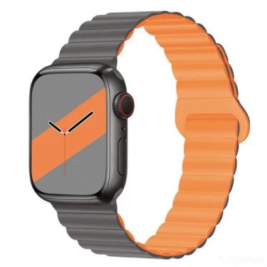 Imagem de Pulseira Magnética de silicone Compativel com IP.Watch Serie 3  38 40 