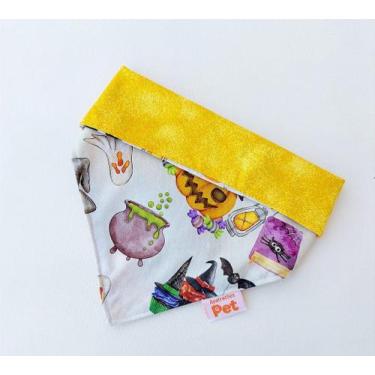 Imagem de Bandana para cachorro e gato Halloween - Apetrechos pet, GG