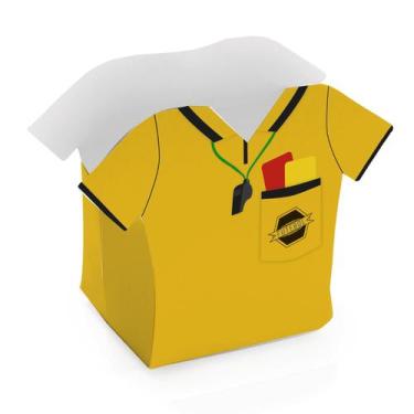 Imagem de Cachepot Camisa Juiz De Futebol 8un 23010654 Oportunidade - CROMUS