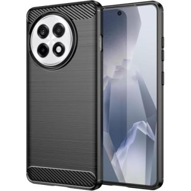 Imagem de Capa Para Oneplus Ace 5 e Oneplus Ace 5 Pro 5G (Tela 6.78) Carbon Fiber Leve Fina Maleável (Preto)