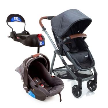 Imagem de Travel System Infanti, Epic Lite Trio, 0 a 15kg, Grey Vintage