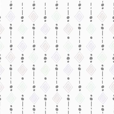 Imagem de Skyblur Papel de parede geométrico de linha branca para contato para armários e gavetas Papel de parede autoadesivo para cobertura de parede de quarto 43 cm × 38 cm