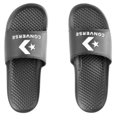 Imagem de Converse, CHINELO SLIDE UNISSEX CONVERSE ALL STAR CO03550001 SUPER LEVE Cor:Preto;Tamanho:38