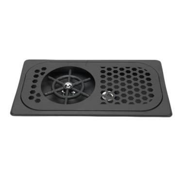 Imagem de Luqeeg Enxaguador de vidro | Lavador de copos | Enxaguador automático de pia de vidro de aço inoxidável para cafeteria doméstica | Jarra | Equipamento de lavagem automática de garrafas de pia com