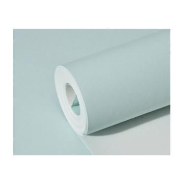 Imagem de Papel de parede fresco verde de estilo pastoral rural papel de parede literário azul claro para quarto e sala de estar estilo a combinar