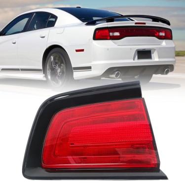 Imagem de KACHIR Conjunto de luz traseira LED 2011-2014 para Dodge Charger Lâmpada traseira externa lado esquerdo do motorista LH 57010414AF