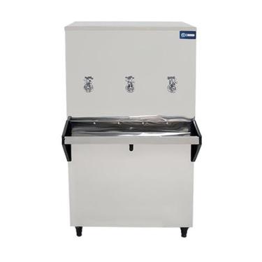Imagem de Bebedouro agua industrial 100 litros 3 torneiras - 220v - FRISBEL CRED