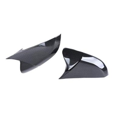 Imagem de Espelho retrovisor de fibra de carbono com chifre de grão, concha 16-21, modelo 10ª geração, compatível com Civic(Carbon fiber pair)