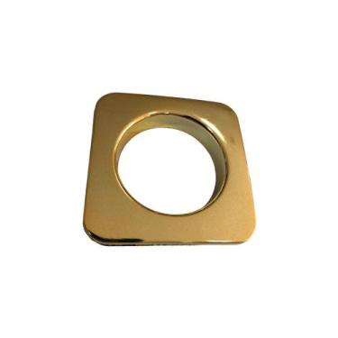 Imagem de Kit 10 Ilhós Quadrado 28mm para Cortina de Ilhós - Dourado - DECOR LÍD