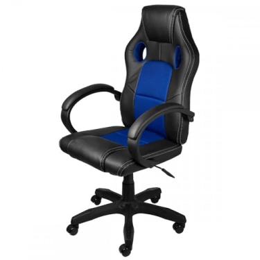 Imagem de CADEIRAEIRA GAMER RAPTOR AZUL BASE RODIZIO