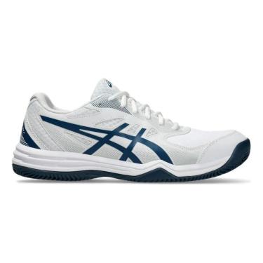Imagem de Tênis Asics Court Slide 3 Clay/Oc Masculino - Branco+Azul