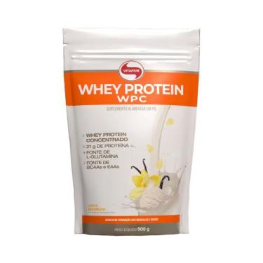 Imagem de Whey Protein Concentrado Vitafor Wpc Sabor Baunilha Pouch 900g