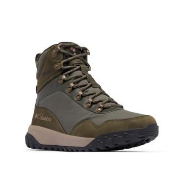 Imagem de Columbia Burnsider Omni-Heat Infinity Bota de caminhada masculina, verde-oliva/laranja picante, 43