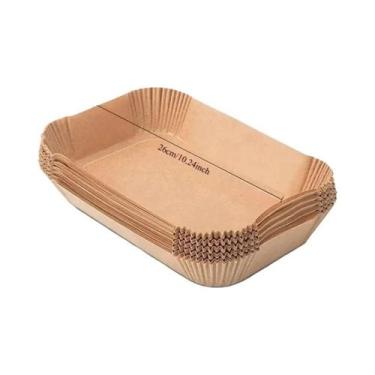 Imagem de Papel Antiaderente Descartável Para Air Fryer, Tapete De Cozinha À Pro