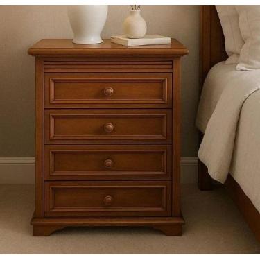 Imagem de Mesa de Cabeceira Gramado 75 x 60x 45 - Madeira Maciça - Móveis de Gra