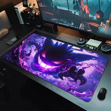 Imagem de Mousepad Grande Para Jogos Kawaii Anime Pokémon Tapete De Mesa Gamer V