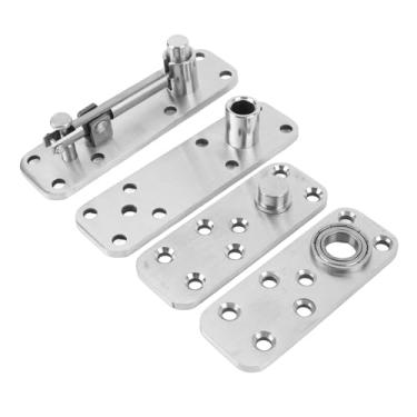 Imagem de Luocute Dobradiça Porta Escondida, 600 Libras Rolamento de Carga Espessada Aço Inoxidável Sólido, Dobradiça de Articulação Pesada Ajustável para Portas de Alumínio de Madeira,