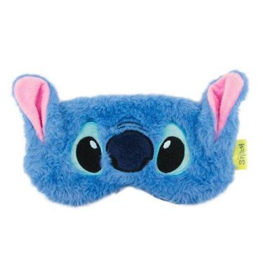 Imagem de Máscara de Dormir Stitch Disney em Pelúcia Confortável e Fofa - taimes