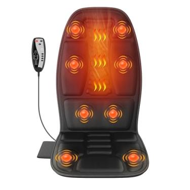 Imagem de comrelax Massagem nas costas para cadeira, cadeira de massagem portátil