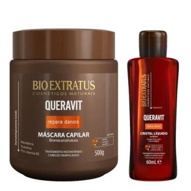 Imagem de Kit Queravit umectação capilar 1 Máscara 500ml 1 Cristal líquido 60ml 