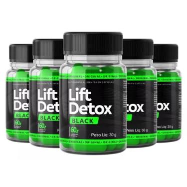 Imagem de 05 Potes Lift Detox Black