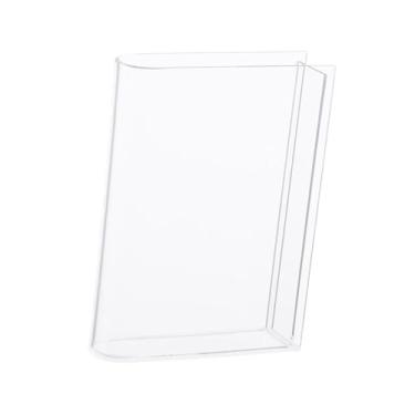 Imagem de WeiLaiKeQi Vaso de flores em formato de livro, suporte para buquê, arranjo floral, ornamento moderno, vaso decorativo para decoração de casamento no escritório, Sem Impressão