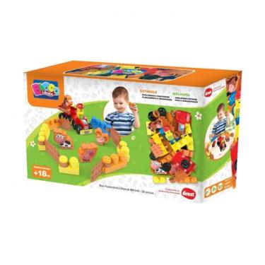 Imagem de Blocos de montar box fazendinha - dismat mk348