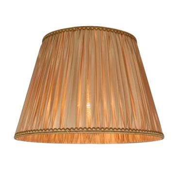 Imagem de lamp shades Abajur plissado de tecido feito à mão, luminária de mesa, piso, capa de reposição em formato de leque, 7,87" superior x 11,81" inferior 8,66"(Figure5)