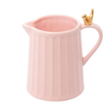 Imagem de Leiteira de Cerâmica Colibri Rosa 180ml Wolff