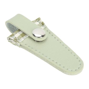 Imagem de Acouto Bainha de Tesoura de Costura de Couro PU Premium – para Bordados, Acolchoados e Tesouras Artesanais – Wasabi Verde (Wasabi verde)