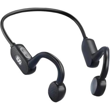 Imagem de FONE CONDUÇÃO ÓSSEA BLUETOOTH CORRIDA ACADEMIA ESPORTIVO CAPACIDADE BATERIA 8 HORAS MICROFONE CANCELAMENTO RUÍDO CHAMADA (Cod. SPO0281)