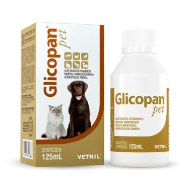 Imagem de Glicopan Pet Vetnil 125ml - Suplemento Vitamínico Glicose para Cães e 