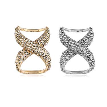 Imagem de VANTOBEST 2 peças, anel, fivela, anel, anel, fivela, cachecol, fecho, lenço, lenço, xale, envoltório, acessório para mulheres, 2 peças