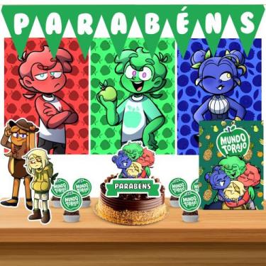 Imagem de Kit só um bolinho decoração Mundo Torajo Aniversário festa em casa, to