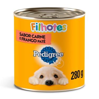 Imagem de Ração para Cães Pedigree Júnior Lata Sabor Carne e Frango com 280g