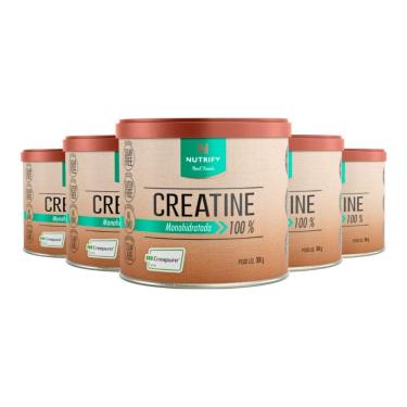 Imagem de Kit 5 Creatine Creatina Monohidratada Nutrify 300g
