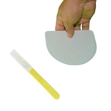 Imagem de Kit Padaria Cortador Pestana Bisturi Espátula Meia Lua Profi - Isamar