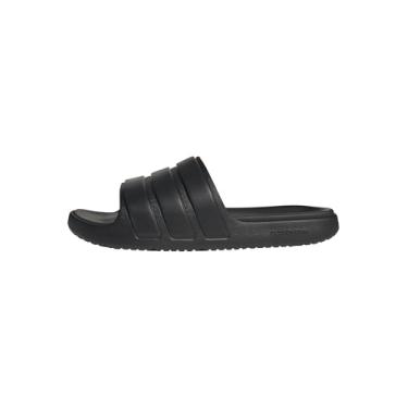 Imagem de adidas Sandália Znsory Slide unissex para adultos, Preto/Preto/Preto, 6 Women/5 Men