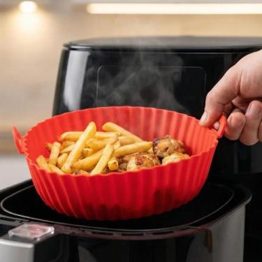 Imagem de Forma Assadeira De Silicone Forro Air Fryer Reutilizável - Quality Hou