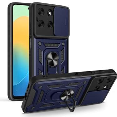 Imagem de Capa Case Capinha Militar Para Motorola Moto G56 5g - Protetora Militar (AZUL)