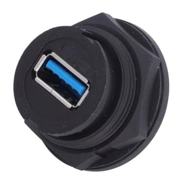 Imagem de Hyuduo Tomada USB 3.0 16 Núcleos Conector de Montagem Em Painel à Prova d'água para Transferência de Dados de Alta Velocidade 5 Gbps Fácil Instalação Design Robusto Uso Industrial