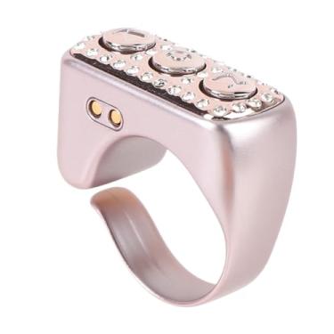 Imagem de Yunseity Controle Remoto para TikTok, Rolagem Remota, BT Turner, Bateria de Longa Duração, Telefone, iOS. (ROSE PINK)