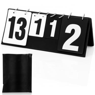 Imagem de Soulchen Placar placar placar com impressão dupla face para vôlei, basquete, tênis, tênis de mesa