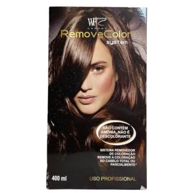 Imagem de Kit Removedor De Coloração Para Cabelos Coloridos, Com Tinta, Coloração, Luzes e Mechas WF 400ml