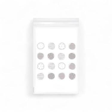 Imagem de Sacos de lixo multiuso para carro, design autoadesivo, plástico branco, formato retangular com ampla abertura, para organização do interior do veículo (30 peças)