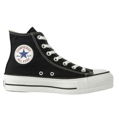 Imagem de Tênis Cano Alto Feminino Flatform Converse Chuck Taylor Lift CT04940001 Preto-Feminino
