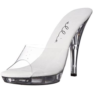 Imagem de Ellie Shoes Sandália feminina de salto 521-vanity-w, Transparente., 13 D US