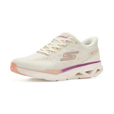 Imagem de Skechers Tênis feminino Glide Step Vortex Hands Free Slip-ins, Natural, 7.5 Wide